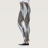 kariertes Muster Leggings (Links)