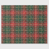 Kariertes Muster macht Spaß niedlich Geschenkpapier (Flach)