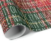 Kariertes Muster macht Spaß niedlich Geschenkpapier (Rolleneckpunkt)