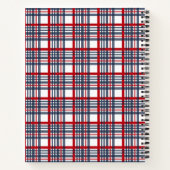 Kariertes Muster Notizbuch (Rückseite)