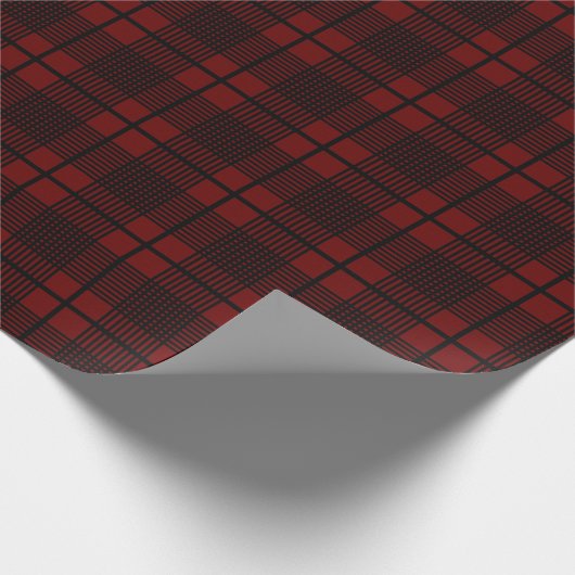 Kariertes Muster-Papier für das Schwarzweiß-Glas Geschenkpapier (Ecke)