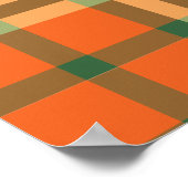 Kariertes Muster Poster (Ecke)