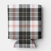 Kariertes Muster: Rot Dosenkühler (Rückseite)