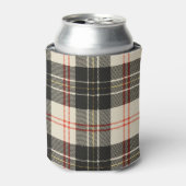 Kariertes Muster: Rot Dosenkühler (Kanne Vorderseite)