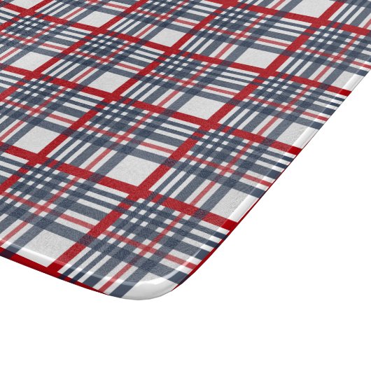 Kariertes Muster Schneidebrett (Ecke)