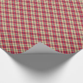 Kariertes Muster Schöne Geschenkpapier (Ecke)