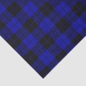 Kariertes Muster Schwarz-Blau-Zwirn-Papier Seidenpapier (Ausschnitt)