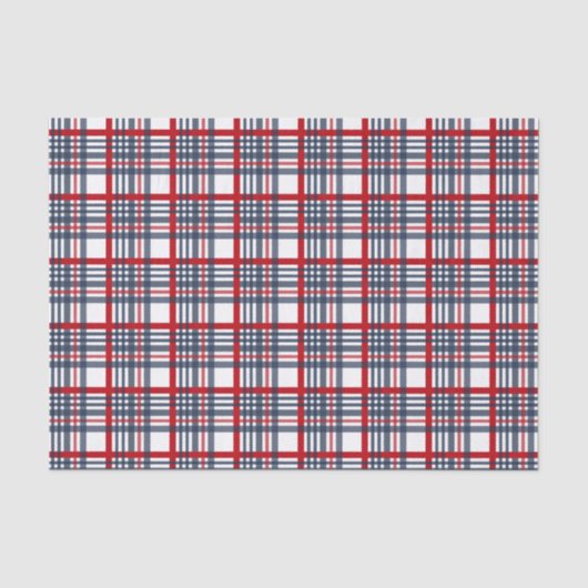 Kariertes Muster Seidenpapier (Vorderseite)