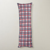 Kariertes Muster Seitenschläferkissen (Rückseite (Vertikal))