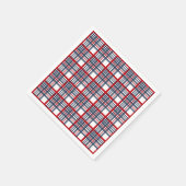 Kariertes Muster Serviette (Ecke)