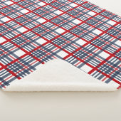 Kariertes Muster Sherpadecke (3/4)