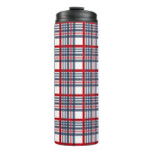 Kariertes Muster Thermosbecher (Vorderseite)