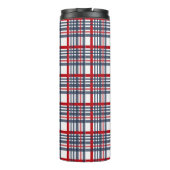Kariertes Muster Thermosbecher (Rückseite)