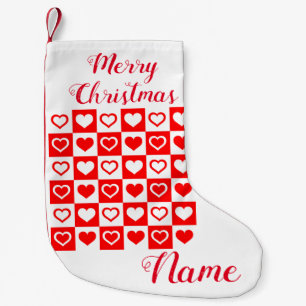 Kariertes Muster Thunder_Cove Kleiner Weihnachtsstrumpf