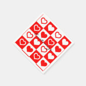 Kariertes Muster, Thunder_Cove Serviette (Ecke)