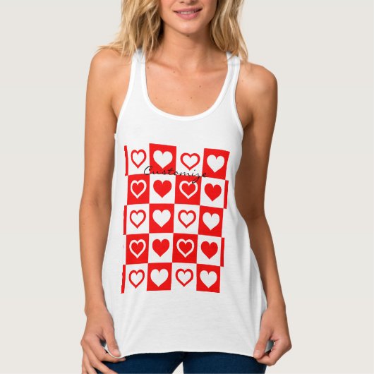 Kariertes Muster, Thunder_Cove Tank Top (Vorderseite)