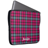 Kariertes Muster von Tartan Laptopschutzhülle (Vorne Rechts)