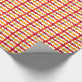 Kariertes Musterpapier Geschenkpapier (Ecke)