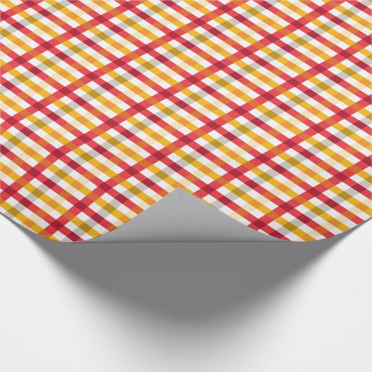 Kariertes Musterpapier Geschenkpapier (Ecke)