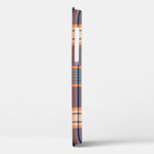 Kariertes Navy-Tartan-Muster Case-Mate iPhone Hülle (Rückseite / Links)