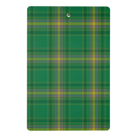 Kariertes Nr. 19 Mini Klemmbrett (Rückseite)