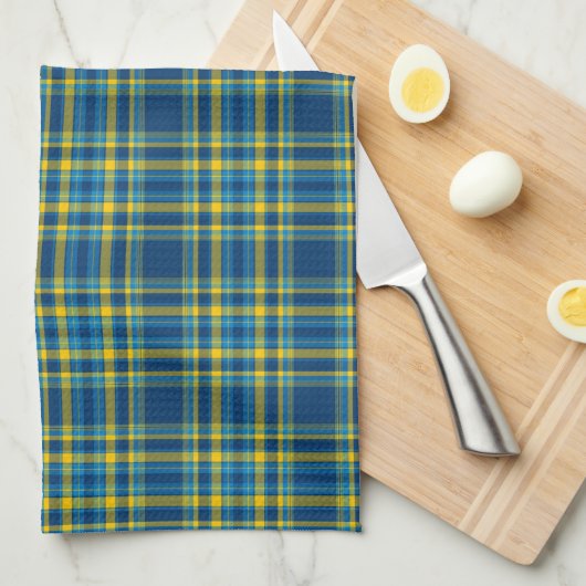 Kariertes Nr. 33 Geschirrtuch (Viertel Falte)