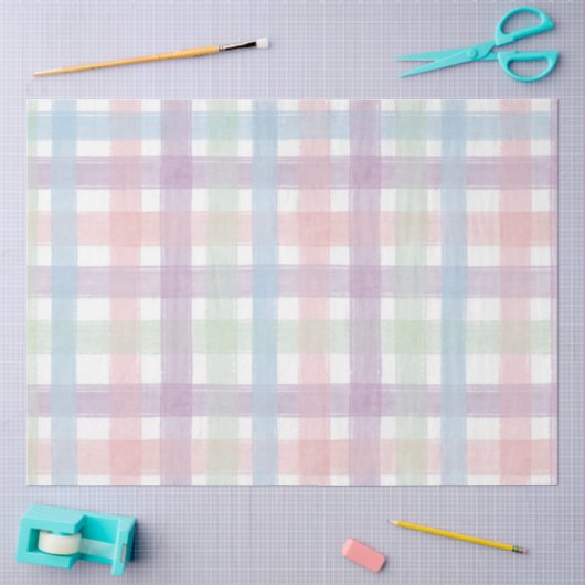 Kariertes Oster-Serien-Design #9 Seidenpapier (Basteln)
