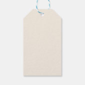 Kariertes Ostern Plaid Geschenkanhänger (Rückseite)