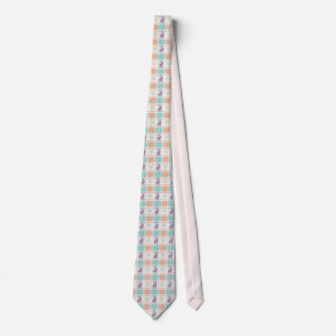 Kariertes Ostern Plaid Krawatte