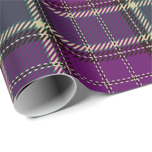 Kariertes Packpapier (Rolleneckpunkt)