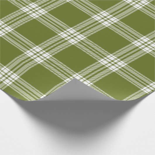 Kariertes Papier für das moderne grüne Karton Geschenkpapier (Ecke)