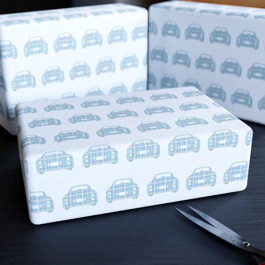 Kariertes Papier für das Muster von Tartan Figaro Geschenkpapier