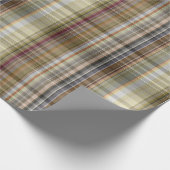 Kariertes Papier mit ansprechendem und farbreichem Geschenkpapier (Ecke)