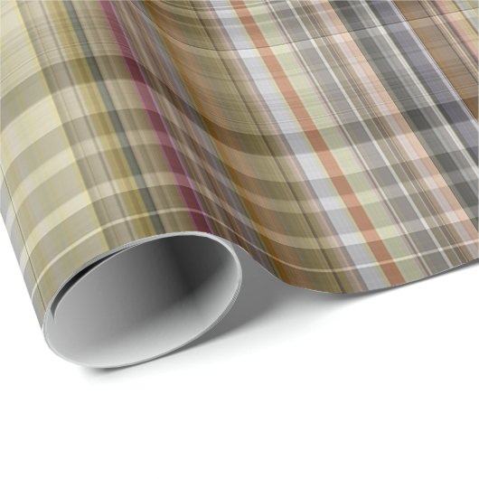 Kariertes Papier mit ansprechendem und farbreichem Geschenkpapier (Rolleneckpunkt)