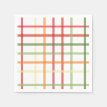 Kariertes Papier Napkin