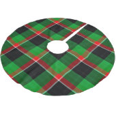 KARIERTES PATTERIUM FÜR ROTE GREEN WHITE CHRISTMAS POLYESTER WEIHNACHTSBAUMDECKE (Schrägansicht)