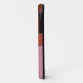Kariertes personalisiertes Monogramm Case-Mate iPhone Hülle (Hinten/Links)