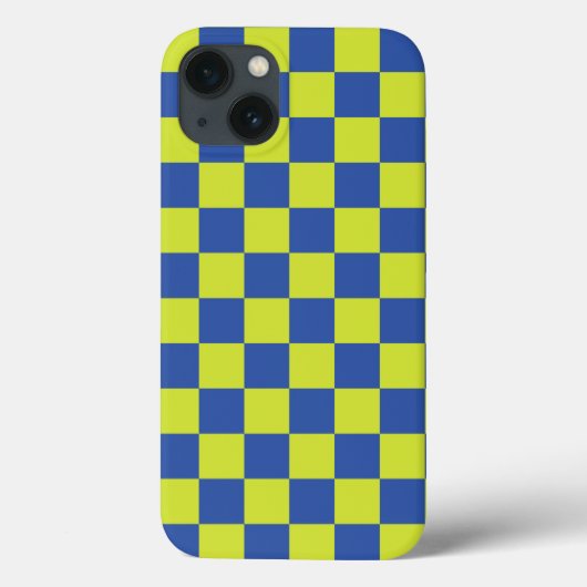 kariertes Polizeimuster Case-Mate iPhone Hülle (Rückseite)
