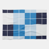 Kariertes Prüfmuster für kariertes Blau Geschirrtuch (Horizontal)