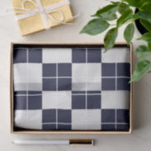 Kariertes Prüfmuster für kariertes Blau Seidenpapier (Geschenk)