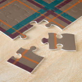 Kariertes Puzzle im Herbst (Seite)