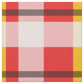 Kariertes Red Design Stoff (Nahaufnahme)