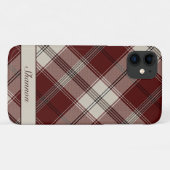 Kariertes Red & Tan Case-Mate iPhone Hülle (Rückseite (Horizontal))