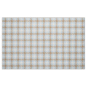 kariertes Retro-Blau-Hahnentrittmuster Stoff (Fat Quarter (45,7 x 55,9 cm))