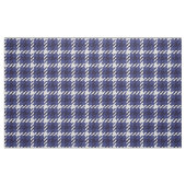 Kariertes Retro-Blau-Hahnentrittmuster Stoff (Fat Quarter (45,7 x 55,9 cm))