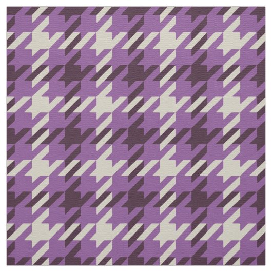 kariertes Retro-Hahnentrittmuster-Muster Stoff (Muster)