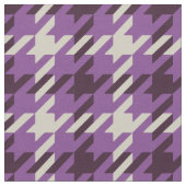 kariertes Retro-Hahnentrittmuster-Muster Stoff (Nahaufnahme)
