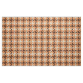 kariertes Retro-orange-braunes Hahnentrittmuster Stoff (Fat Quarter (45,7 x 55,9 cm))
