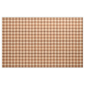 kariertes Retro-orange-braunes Hahnentrittmuster Stoff (Yard (91,4 cm))