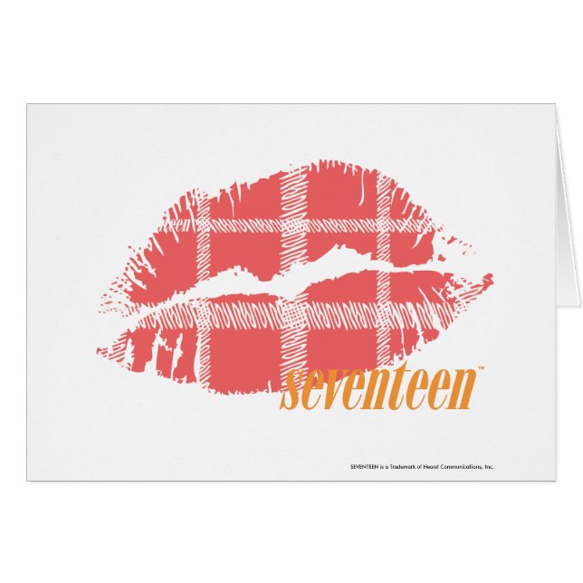 Kariertes Rosa (Vorderseite (Horizontal))